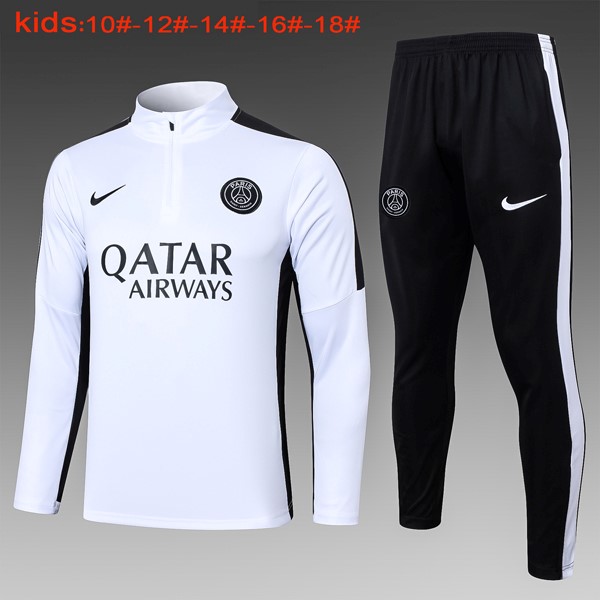 Ninos Sudadera De Training PSG 2024/25 Blanco